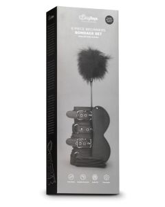 Easy Toys Beginners 6 Piece Beginners Bondage Set - Black