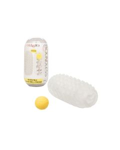 Boundless Reversible Squishy Ball Stroker - Yellow